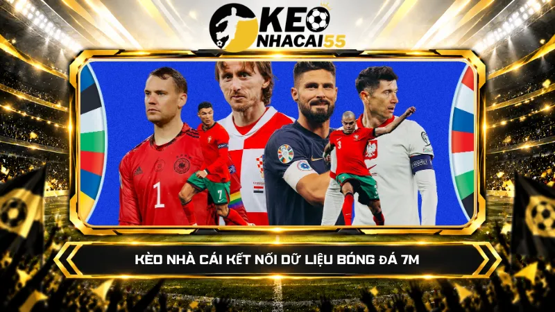 Kèo nhà cái kết nối dữ liệu bóng đá 7M